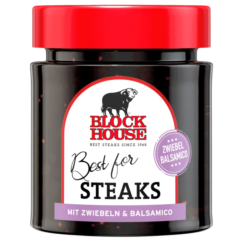 Block House Best for Steaks mit Zwiebeln & Balsamico 150g